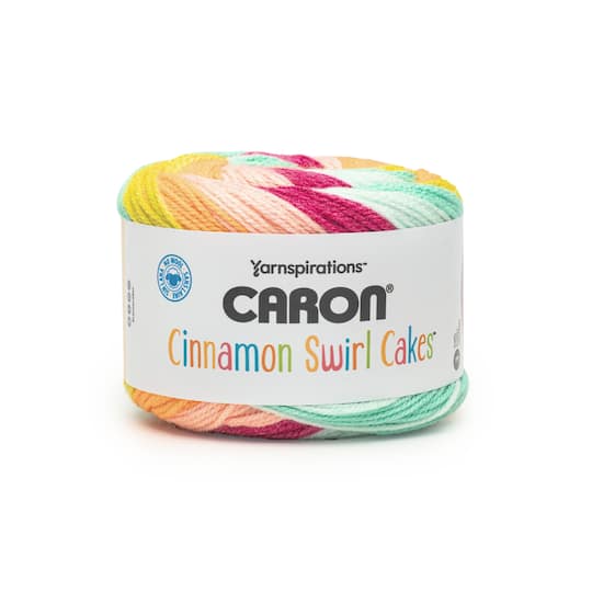 Caron® Cinnamon Swirl Cakes™ Yarn in Lollipop | 8 oz | Michaels®